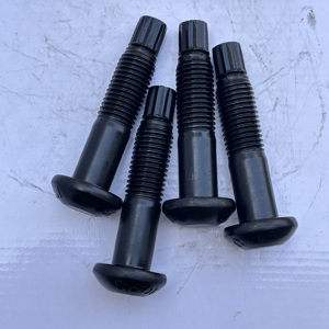 Bulloni a torsione in acciaio legato 10.9S ad alta resistenza GB/T 3632, set completo con dado e rondelle, M27, finitura ossido nero, esagono esterno - Product Image 2