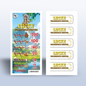 Billets de jeu à gratter instantanés en gros, personnalisés, à ouverture rapide, avec prix à gagner, imprimés offset - Product Image 3