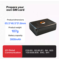 Traceur GPS Portable Sans Fil 4G pour Voiture avec Historique de Navigation, Aimant Intégré, Longue Autonomie de Batterie, Suivi GLONASS GSM PCS LBS
