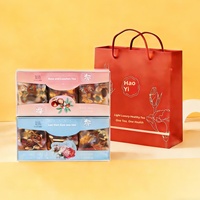 Coffret Cadeau de Sachets de Thé aux Fleurs – Emballage en Plastique PVC – Rose, Sucre de Roche, Baies de Goji Noires, Thé Floral Infusé à Froid – Frais et Sec