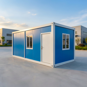 Oficina Modular Prefabricada en Contenedor de Acero Desmontable de 20 pies, Tipo Sandwich, para Construcción u Oficina en Casa - Product Image 1