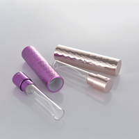 Flacon de parfum personnalisé à ouverture torsadée 8 ml 10 ml avec étui en aluminium et flacon en verre pour parfum de luxe