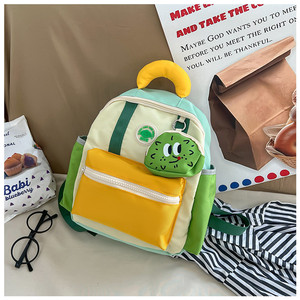 Zaino Colorato in Nylon Vendita Calda di Fabbrica Zaino all'Ingrosso con Colori Contrastanti per Bambini e Viaggi - Product Image 6