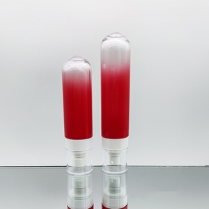 PETG para botella de plástico cosmético transparente diseño de soporte al revés 30ml-120ml espacio vacío para el cuidado de la piel tóner champú embalaje - Product Image 6