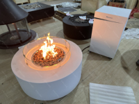 CRUISE Mobilier de jardin sur mesure Canapé d'extérieur Chauffage au gaz naturel Feu de joie au bois Barbecue Poêle Table ronde Foyer