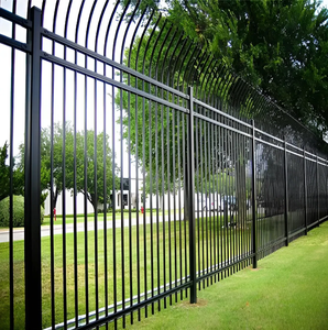 Panneau de clôture en acier de haute qualité 6*8 pieds - tube métallique galvanisé, clôture de sécurité antirouille, panneau de style fer forgé. - Product Image 3