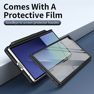 Funda Protectora Rígida Mate para Teléfono con Soporte y Bisagra para Lápiz, para Samsung Galaxy Z Fold <span class=keywords><strong>7</strong></span> con Protector <span class=keywords><strong>de</strong></span> Pantalla - Product Image 4