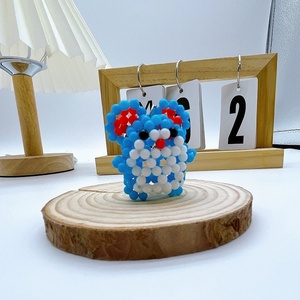 4mm Acrylic Candy Color <b>Customized</b> Cute Animal Keyrings Promotion Gifts Kids Shoulder Bag Charm DIY Lovely Hamster <b>Keychain</b> - Product Image 4