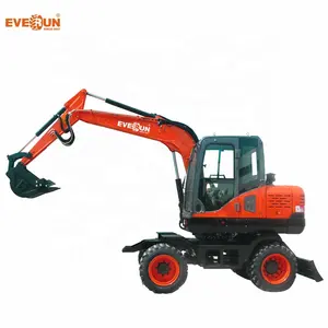 EVERUN ERWE150 13500kg Chine machine multifonction neuve certifiée CE modèle de grappin pelle avant pelles domestiques portables