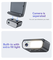 Yesido SF21 Suivi du Visage avec Caméra Batterie Puissante Lumière d'Appoint Intégrée Stabilisateur Cardan 3 Axes Support Téléphone