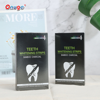 Kit de dientes, fabricante de gran capacidad de proveedor, tiras de bambú, tira de carbón blanqueador de dientes de tipo seco sin peróxido