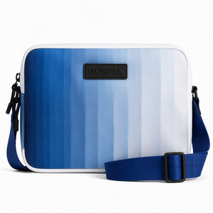 Sac bandoulière dégradé à rayures personnalisé OEM pour femme en cuir PU, sac à bandoulière pour appareil photo, décontracté, pour voyage quotidien avec large sangle réglable - Product Image 3
