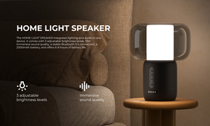 ETECH USB-C bàn ánh sáng loa cho 5.3 Qi nút sạc điều khiển màu duy nhất dẫn thanh ánh sáng 5-10W Nhà hát CE/FCC/RoHS - Product Image 5