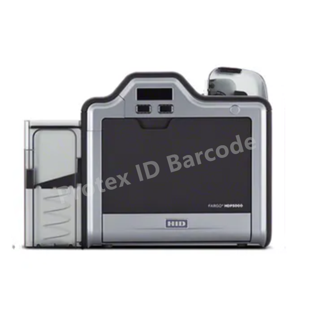 Hidfargo HDP5000 Single Sided Plastic ID Card Printer for Printing Driver's Licenses and Student ID Cards