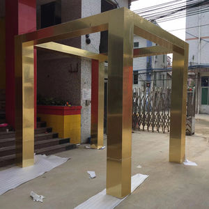 Lusso trasparente <span class=keywords><strong>in</strong></span> acrilico Lucite <span class=keywords><strong>Plexiglass</strong></span> baldacchino Mandap Wedding Chuppah - Product Image 4