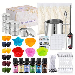 Artisan Scented <b>Candle</b> Packaging Luxury Metal Jar Vanilla Essence Boutique Merchandising Holiday Assortment Collection - Product Image 1
