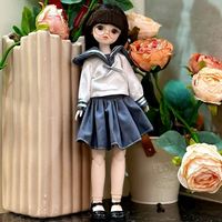 Poupée BJD en vinyle de 30 cm sur le thème de la forêt, très esthétique, avec ensemble de tenue 1/6 pour filles, jouet princesse unique