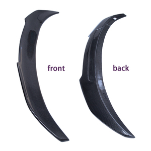For F16 PSM Style Real Carbon Fiber Material <b>Rear</b> <b>Spoiler</b> Trunk Wing 2014-2019 - Product Image 5
