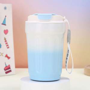 Nouvelle tasse à café intérieure en céramique à changement de couleur 316 tasse à vide en acier inoxydable tasse cadeau de bureau d'affaires - Product Image 6