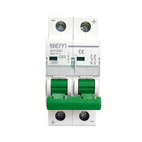 2 P DC 600V Solar Mini Leistungs schalter 6kA 500VDC 16A 20A 25A 32A 40A 50A 63A PV MCB DC Leistungs schalter 2-polig 32 Ampere
