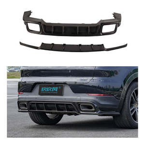 Kit de carrosserie en Fiber de carbone sec de haute qualité diffuseur de pare-chocs arrière séparateur de lèvre becquet pour <span class=keywords><strong>Porsche</strong></span> <span class=keywords><strong>Cayenne</strong></span>/coupé/Turbo 2018 - 2024 - Product Image 1