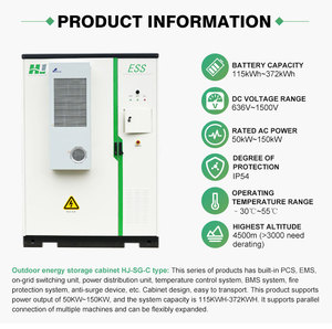 125kWh 50kw Sodium Battery Commercial Industrial <b>Energy</b> <b>Storage</b> <b>System</b> Solar Battery with Air/Cooling - Product Image 4