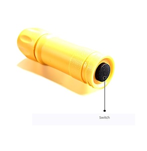 Lampe torche LED promotionnelle pour enfants avec poignée en caoutchouc, corps en plastique, piles AAA, lumière blanche - Lampe torche EDC - Product Image 4