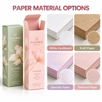 Boîte d'emballage personnalisée pour gloss à lèvres, en carton pliable imprimé, pour cosmétiques et maquillage, avec logo, pour rouge à lèvres et baume à lèvres