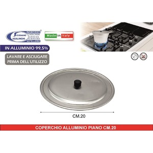 Coperchio Piatto in Alluminio da 20 CM per Parti di Pentole - Product Image 1