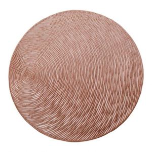 K1405 <b>Placemats</b> Restaurant Round PVC Hollow Meal Pads Anti-hot Dining Table Mats <b>Set</b> PVC Tablemat - Product Image 2