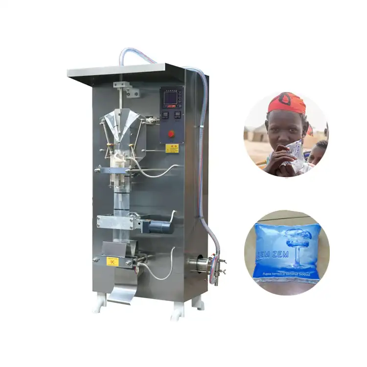 पूरी तरह से स्वचालित बहुक्रिया प्लास्टिक पाउच सॉस भरने की मशीन/तरल सोयाबीन दूध पैकिंग मशीन
