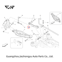 Système de suspension automobile 670158898, barre de traction réglable pour roue arrière, bras oscillant arrière pour Levante