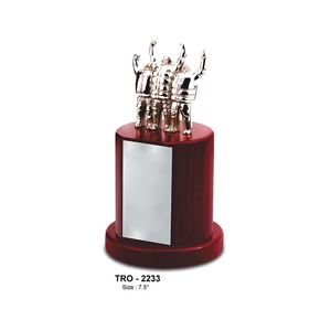 Trophée de travail d'équipe de style sportif écologique Offre Spéciale Base en cristal de verre pour un travail d'équipe exceptionnel Cadeaux d'entreprise disponibles - Product Image 2