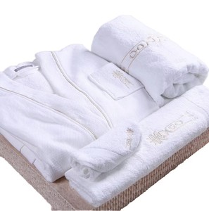 Accappatoio da Notte di Lusso <span class=keywords><strong>per</strong></span> <span class=keywords><strong>Uomo</strong></span> e Donna, in Cotone Jacquard, <span class=keywords><strong>Pigiama</strong></span> Elegante <span class=keywords><strong>per</strong></span> Donna - Product Image 1