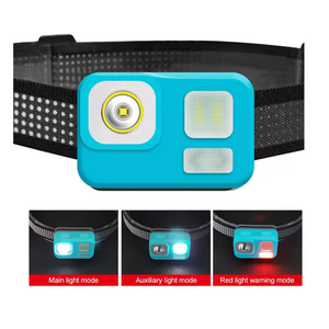 GOLDMORE Lampe frontale <span class=keywords><strong>LED</strong></span> rechargeable alimentée par batterie à 2 caméras Base AR70 Éclairage extérieur <span class=keywords><strong>Bandeau</strong></span> phare - Product Image 3