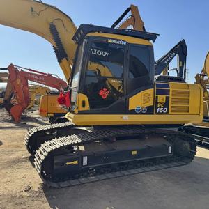Meilleur prix pour une excavatrice d'occasion Komatsu PC160 de 16 tonnes, excavatrice d'occasion de taille moyenne avec moteur d'origine EPA - Product Image 1