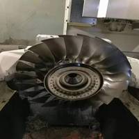 Prototype rapide 5 axes usinage CNC de précision aluminium/acier turbocompresseur turbine booster turbine