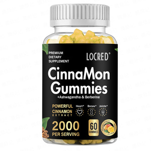 Private Label Factory <strong>Wholesale</strong> Cinnamon Gummies Support Cinnamon <strong>Supplement</strong> for Heart Bones Joints <strong>Health</strong> - Product Image 1