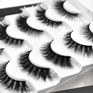 Nouvel arrivage de <span class=keywords><strong>faux</strong></span> <span class=keywords><strong>cils</strong></span> russes 3D cheveux synthétiques faits à la main DD pour 5 paires de bandes de <span class=keywords><strong>cils</strong></span> allongeant personnalisé sans cruauté - Product Image 4