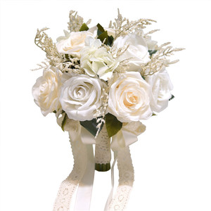 Elegante Champagne rosa artificiale Bouquet da sposa stile bohémien <span class=keywords><strong>accessori</strong></span> da sposa per gli <span class=keywords><strong>sposi</strong></span> - Product Image 2