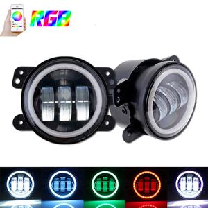 Прямоугольные светодиоды 4 дюймовые передние фары Hi/низкая запечатанных желтый сигнал поворота H4 штекер 5X7 фар для джипа Wrangler YJ XJ - Product Image 2