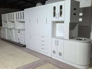 ארון שיניים מרכזי אי מרכזי ריהוט מותאם אישית מרפאת משרד קוורץ אבן עם כיור ארונות שיניים - Product Image 4