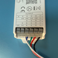 Contrôleur LED multi-mode 5 en 1 pour bande LED RGB RGBW RGBCCT CCT couleur unique double blanc WiFi Bluetooth intelligent