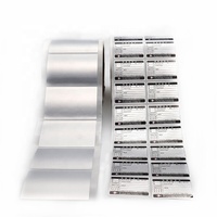 Étiquette métallique de haute qualité, autocollant étanche en aluminium pour pare-chocs, code à barres 3D fenêtre corporelle, longue, personnalisée, 1 pièce