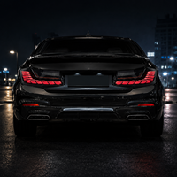 Feux arrière à LED BK pour BMW Série 3 G20 G28 2019-2023, barre lumineuse pleine largeur effet écailles de dragon, clignotants séquentiels, Plug & Play