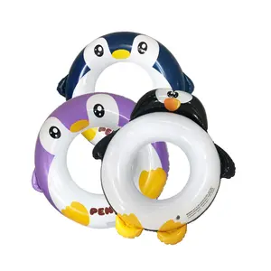 Toptan yüzme havuzu için çocuklar ücretsiz kargo-Ücretsiz kargo şişme havuz çocuklar için tüp 3 paket penguen yüzme simidi havuz yüzen parti oyuncakları yüzme havuzu parti süslemeleri