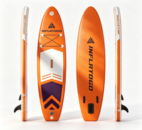 Planche de paddle gonflable OEM Drop Stitch modèle 10.6, 8,4 kg, pour lacs et rivières, système à 3 ailerons, polyvalente