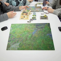Grand tapis de jeu de guerre 60x44 6x4 4x4 3x3 imperméable avec logo et couleur personnalisés, en caoutchouc avec impression par sublimation thermique