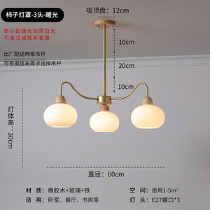 Lámpara de Techo Colgante LED de Latón Estilo Escandinavo, Luz Diurna 6000K, para Sala de Estar, Tamaño Mediano, IP54, Ra90, Garantía de 3 Años - Product Image 2