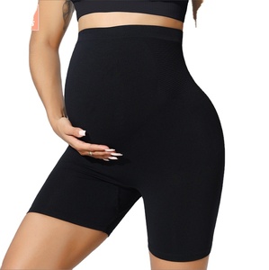 90% Nylon haute élastique <span class=keywords><strong>grossesse</strong></span> Yoga pantalon femmes été Non-minceur sans couture serré élastique ventre soutien <span class=keywords><strong>grossesse</strong></span> Yoga Shorts - Product Image 4